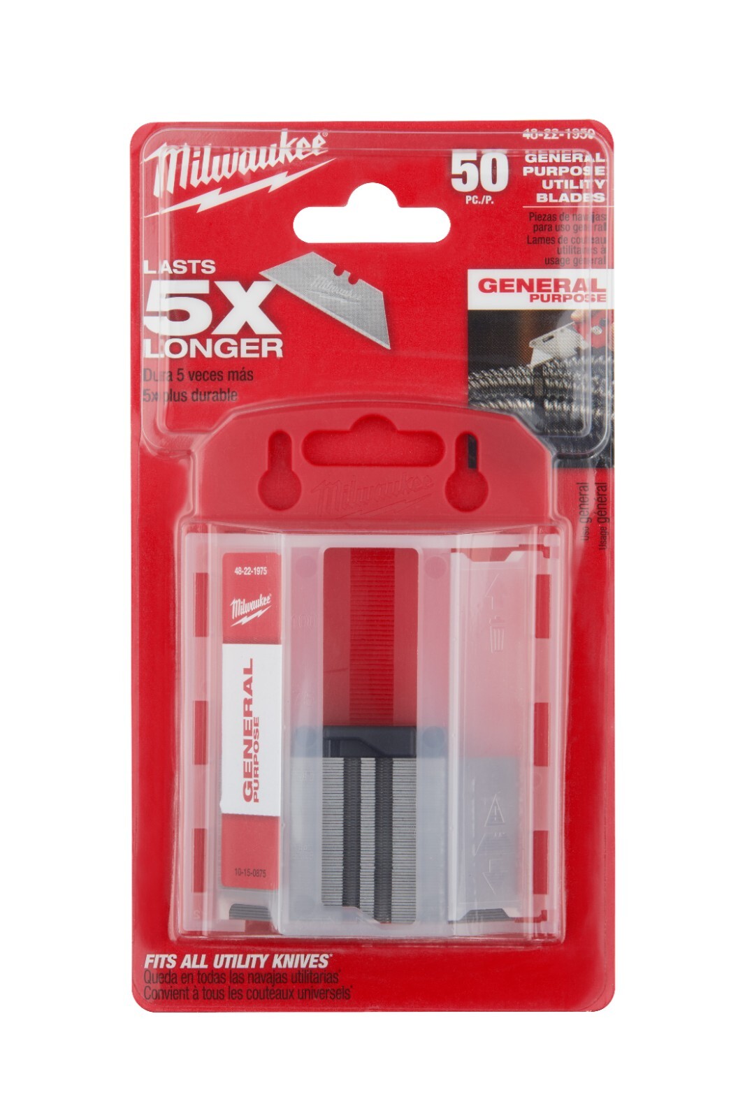 Milwaukee 48-22-1950 General Purpose Utility Blades (50 pk) gallery