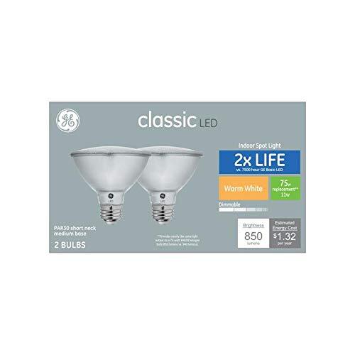 (6 bulbs) GE classic LED PAR30 Shortneck, 75 W Equivalent, Dimmable Warm White gallery