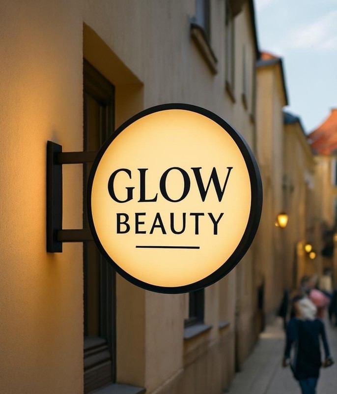 Double Sided LED Light Box Sign – Outdoor Illuminated Shop Advertising Sign gallery