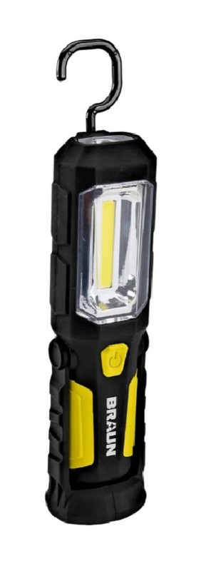 LED Flashlight 3Way WORK LIGHT 250lumen Posable Magnetic Home Job Shop Car BRAUN gallery