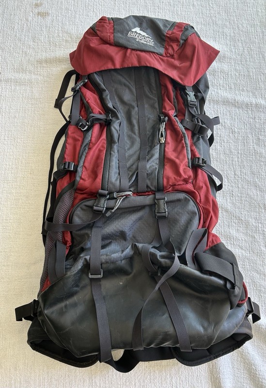 Gregory Palisade Internal Frame Red Black Backpack 80L Extra Large Camping Hike