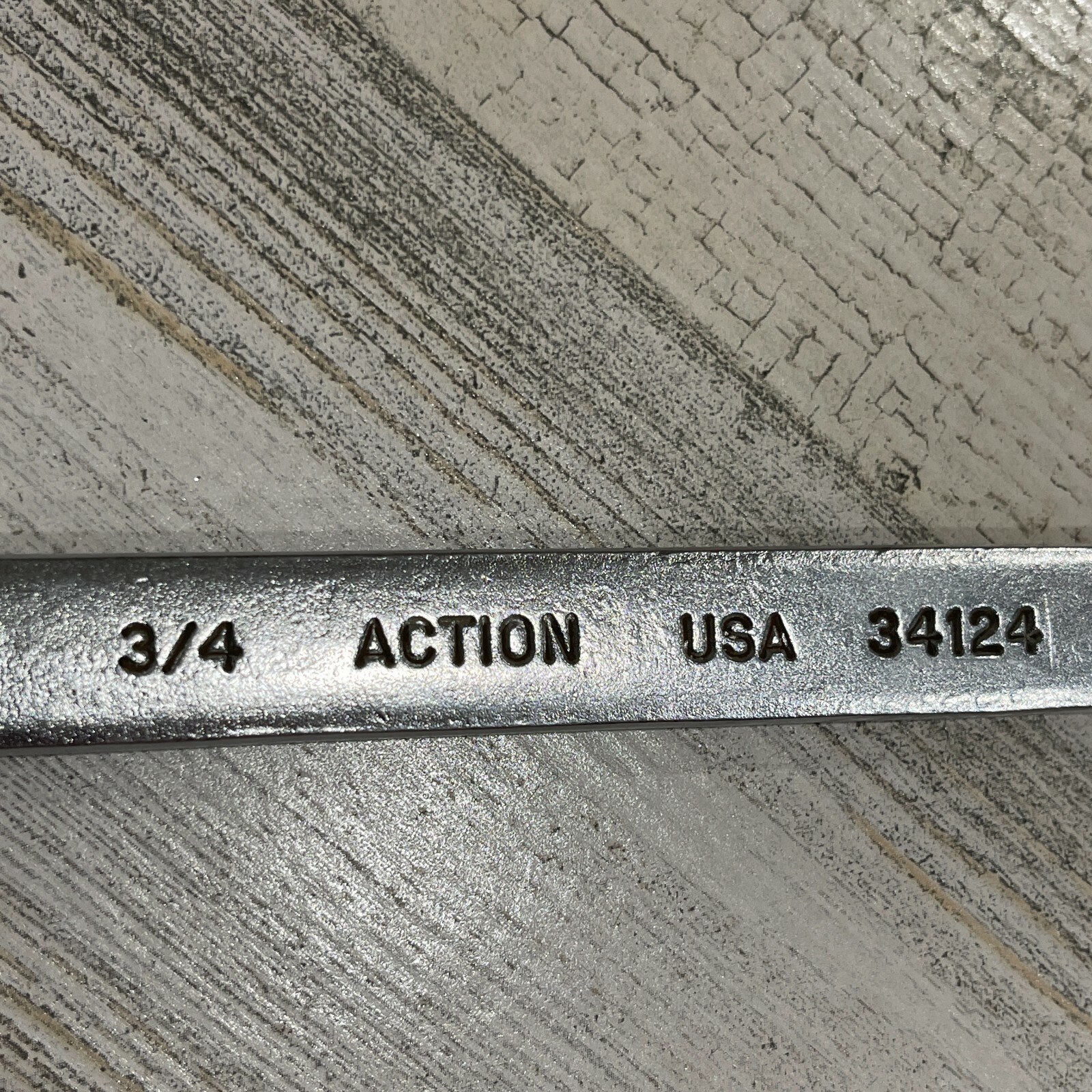 Action 3/4 Inch 12 Point Open / Closed End Combination Wrench *USA* SAE 34124 gallery
