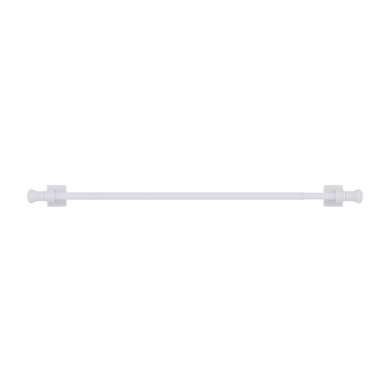 Mainstays 16-28 in. Cameron Adjustable Steel/Plastic Magnetic Drapery Rod gallery
