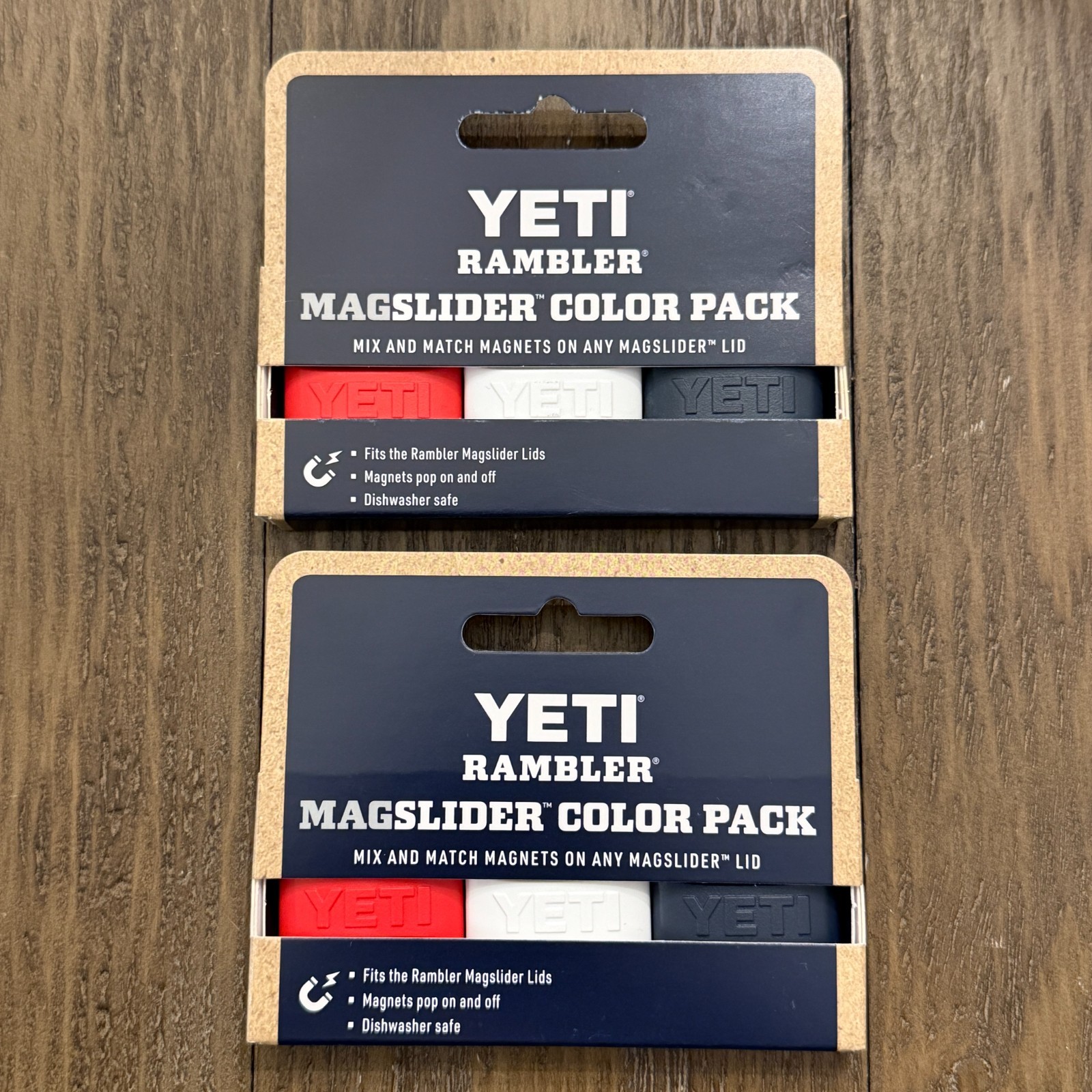 YETI Rambler MagSlider Trio Rescue Red | White | Navy Blue | Set of Two Pack New gallery