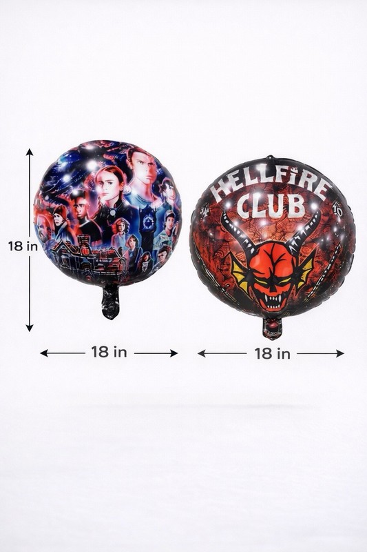 Stranger Things Balloon Set – 5 Foil Balloons | Kids Birthday Party Decor gallery