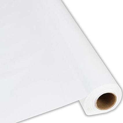 Plastic Party Banquet Table Cover Roll - 300 ft. x 40 in. - 8ft Table Covers ... gallery