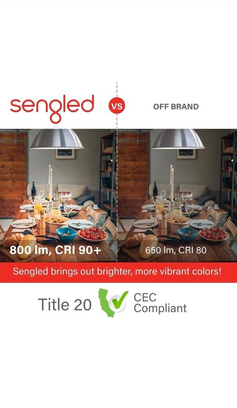 Sengled Smart LED Light Bulb Bluetooth For Alexa E26 A19 Soft White 800LM 4 Pack gallery