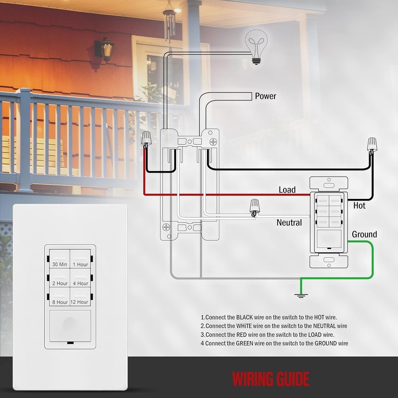 White Countdown Timer Switch - Safe, Easy-to-Use Solution for Home Applications gallery