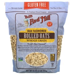 Old Fashioned Rolled Oats, Whole Grain, Gluten Free, 32 oz (907 g)