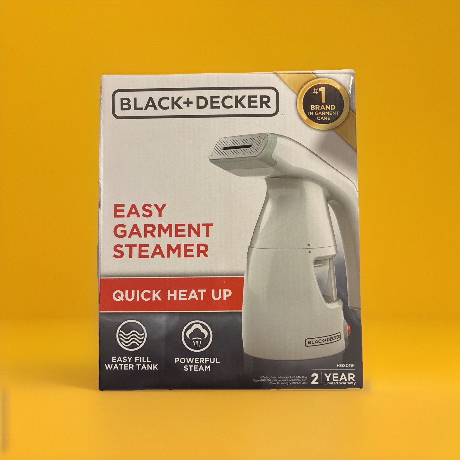 Black & Decker Easy Garment Steamer Quick Heat Up White BRAND NEW gallery
