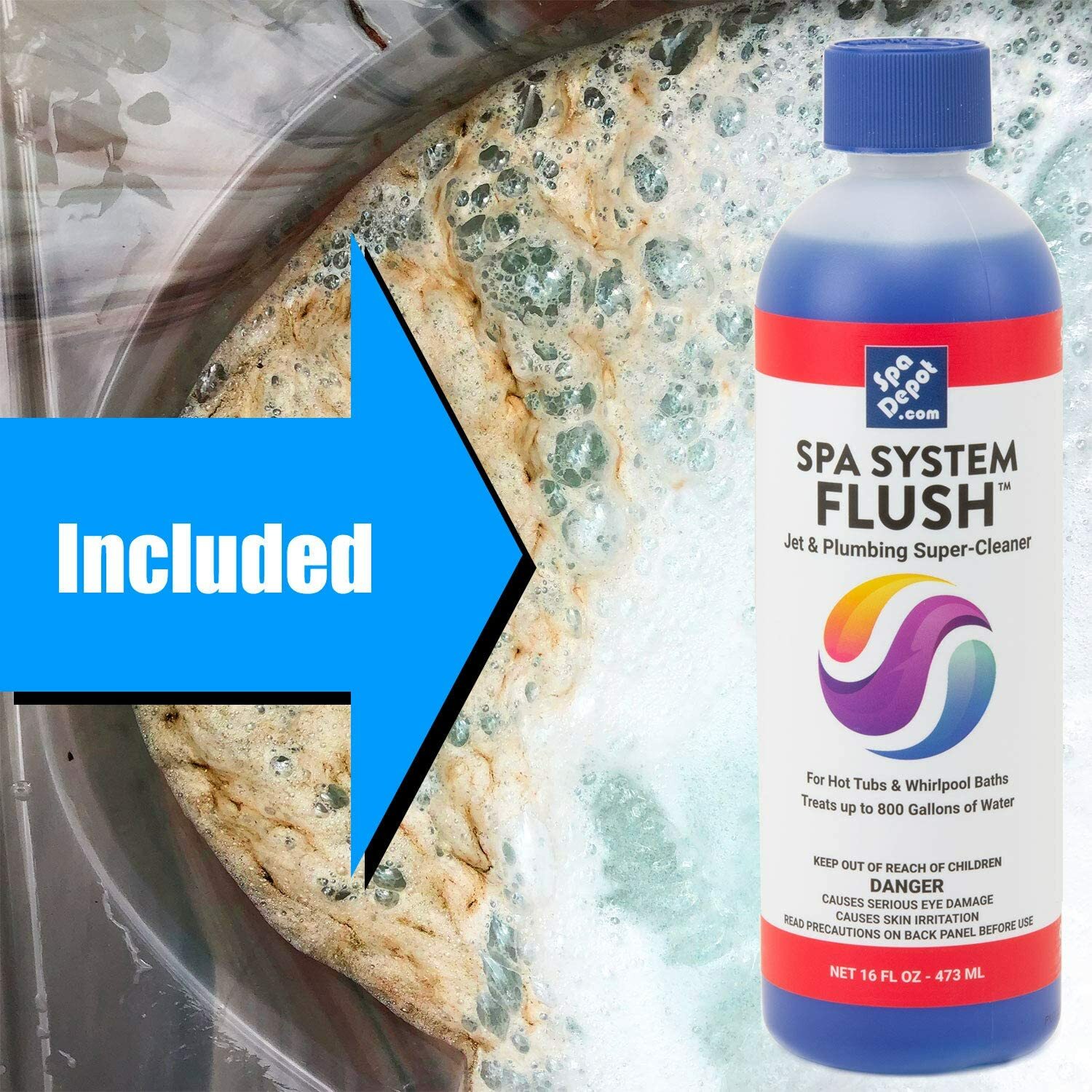 Hot Tub Pro Cleaning Kit - Detailing Supplies, Protectant & Spa System Flush gallery