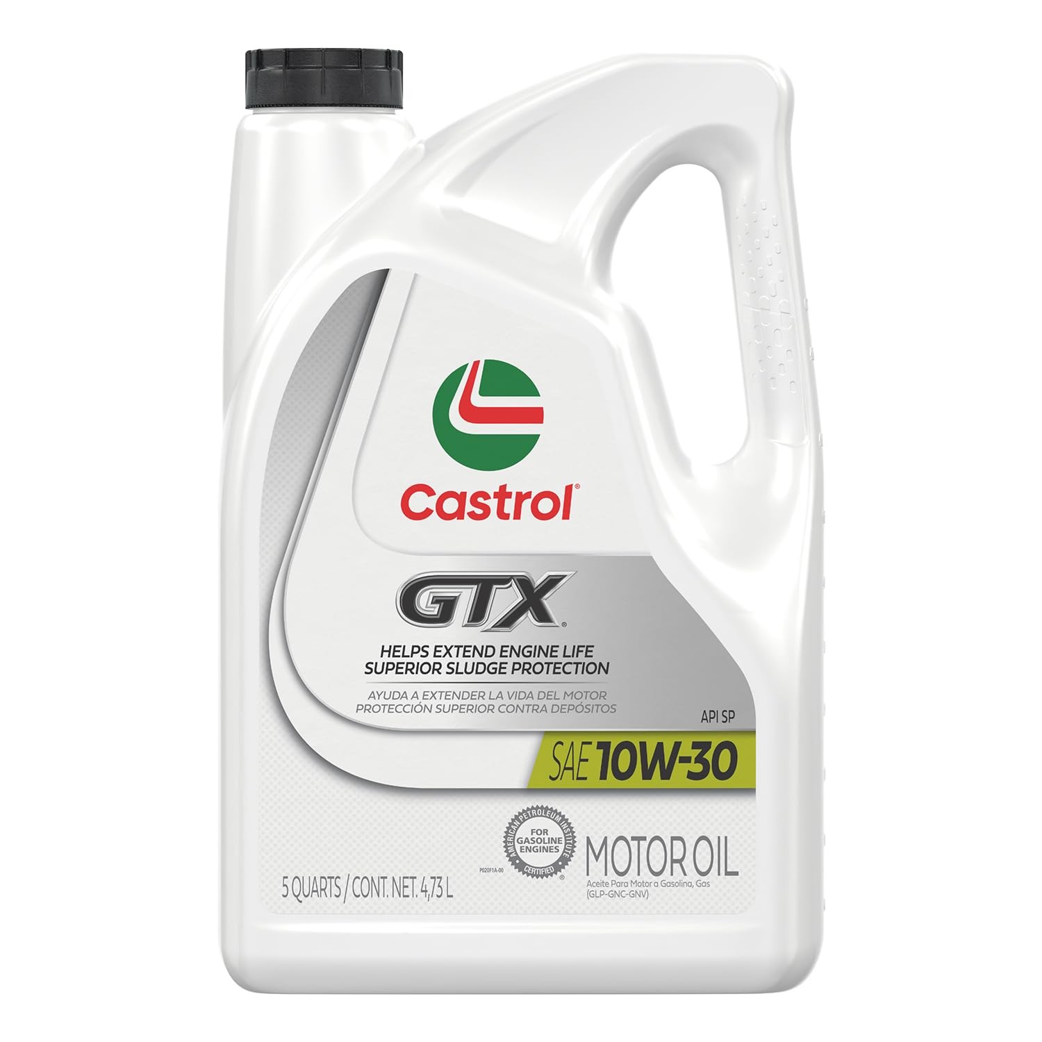 Castrol GTX 10W-30 Conventional Motor Oil, 5 Quarts 5 Quarts, Amber gallery