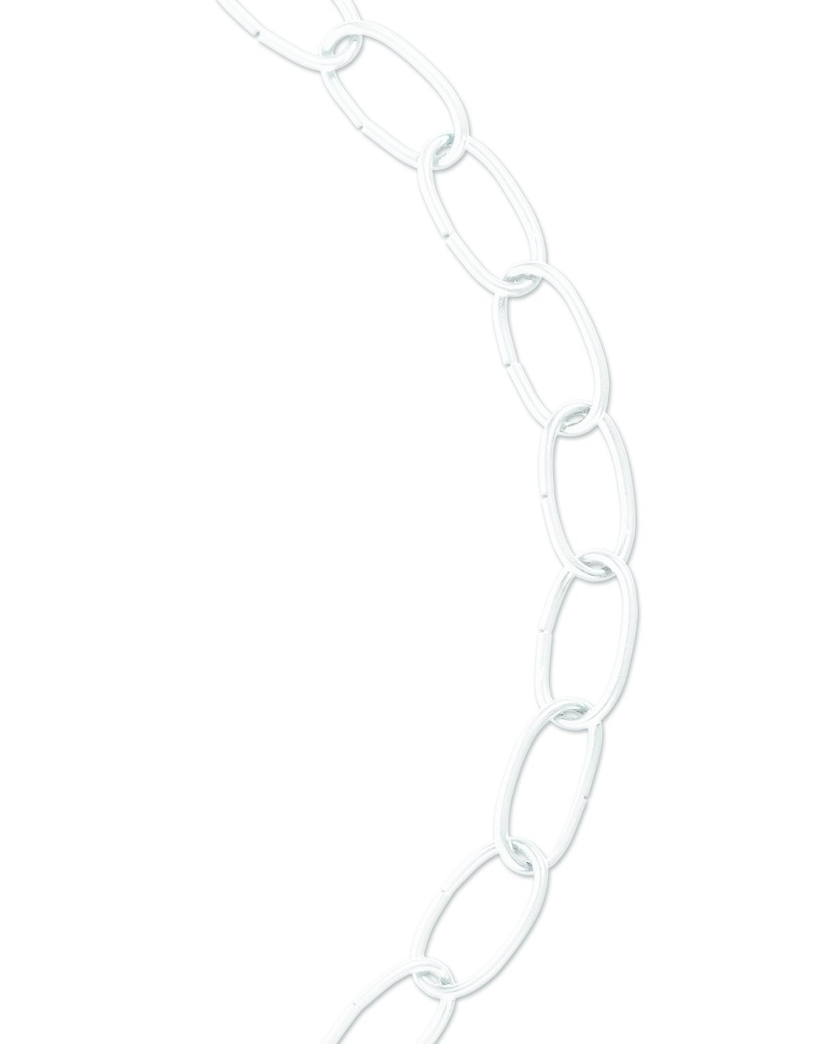 No. 10 Diameter 10-Feet Decorative Chain, White, up to 45 Pound Weight Limit, Ma gallery