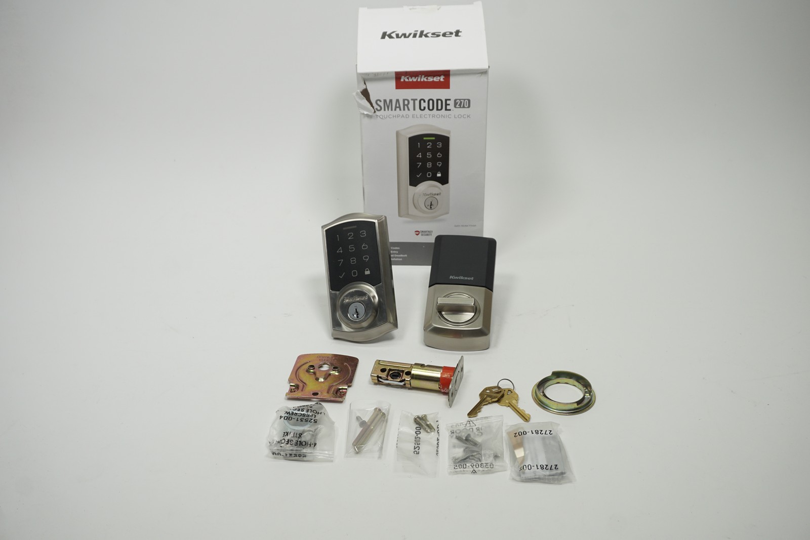Kwikset Electronic Door Lock Satin Nickel Universal Reversible 9270TRL-15S gallery