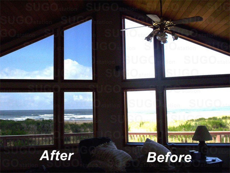 2FT x 100FT One Way Mirror Privacy Reflection Window Tint Film Reduce Heat 5% gallery