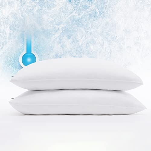 Power Chill Cooling Pillow Protectors, Stain Resistant and Zippered King White gallery