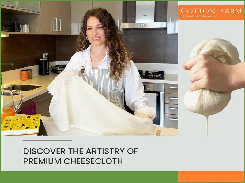 Grade 100 XL Cheese Cloth - Straining & More; 36x36 Inch; 100% Unbleached Cot... gallery