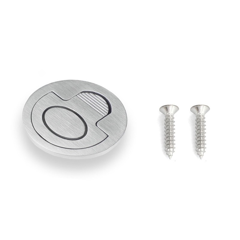 2Pcs Flush Ring Pull Handle 304 Stainless Steel Round Recessed Door Pull gallery