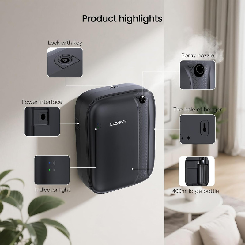 Waterless Diffuser, Hotel Scent Diffuser-Smart APP Control-400Ml Capacity up to gallery