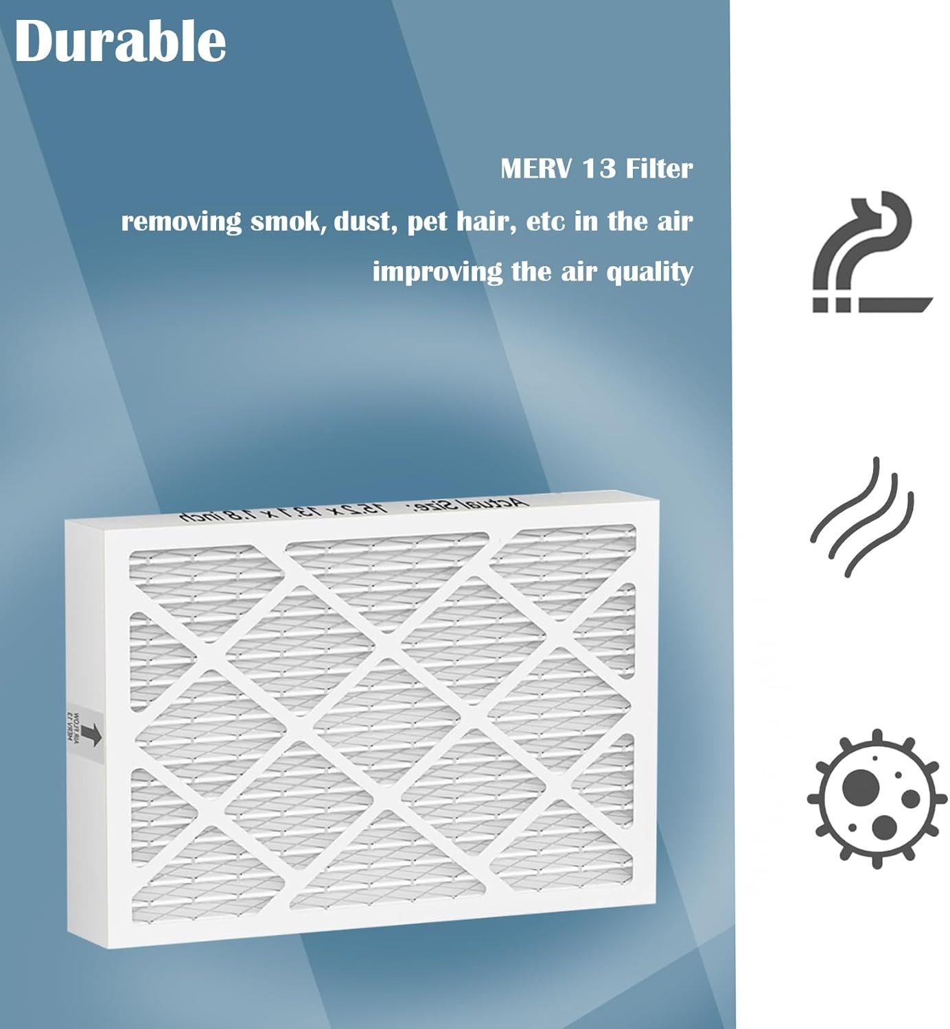 MERV-13 Dehumidifier Filter 4-Pack for Sanidry Sedona - 6 Months Supply gallery