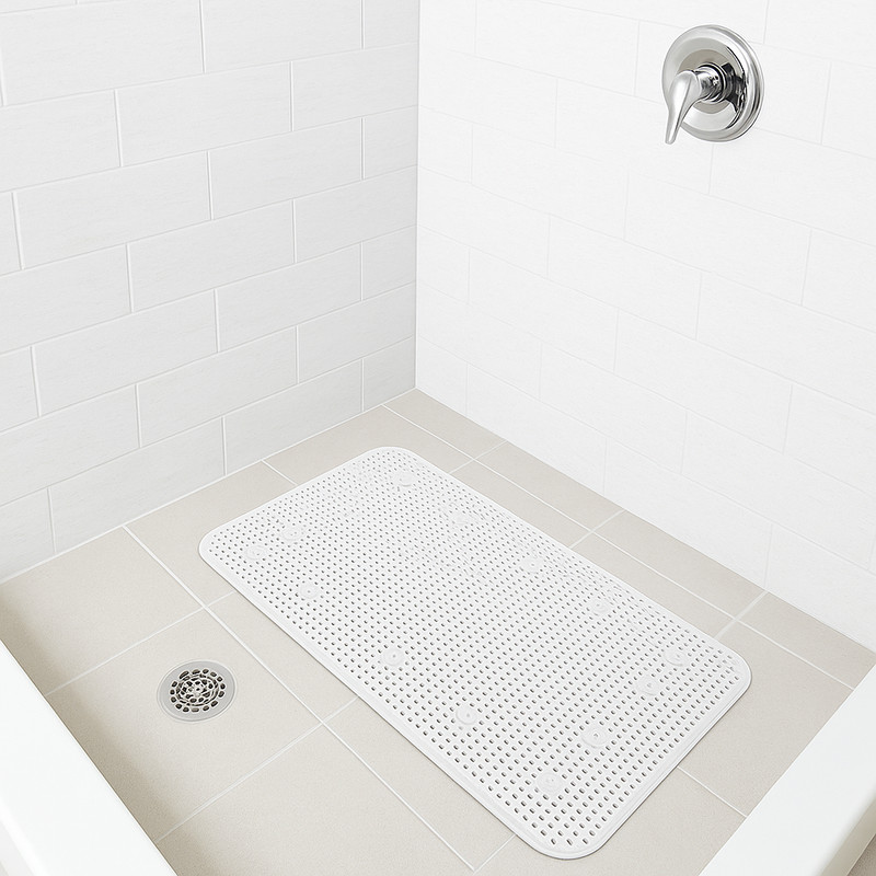 Soft Waffle Cushioned Texture Spa Quality Bathroom Tub & Bath Mat Anti-Slip gallery