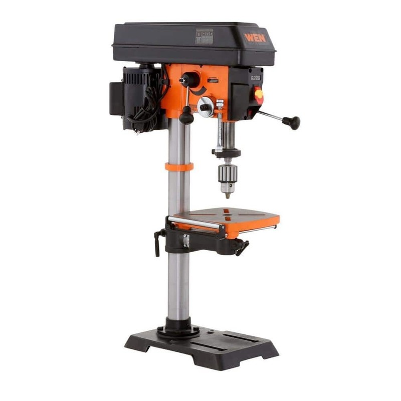 Benchtop Drill Press 12 in. Variable Speed Cast Iron Laser Work Light 5/8 in gallery