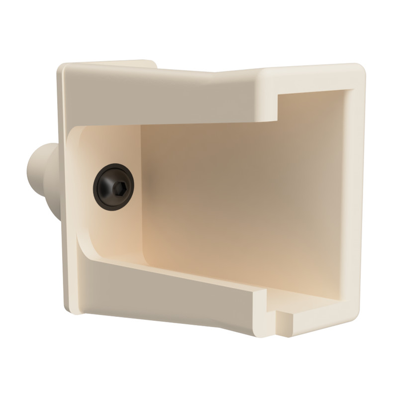 Kitchen Drawer Slide Rail Bracket - Replaces Marsh Part #8401160 - OEM White gallery