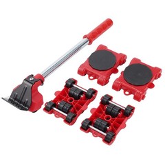 Furniture Lifter Moving Tool Set with 4x Sliders Pad For Heavy Stuffs Transport