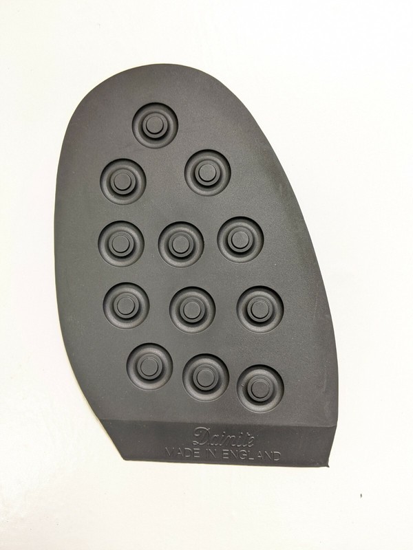 Premium Quality British made stick on Dainite rubber soles and heels. gallery