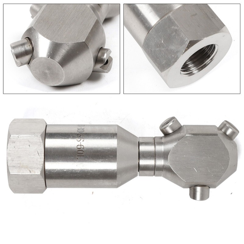 Stainless Rotating Jet Spraying Washing Nozzle Tank Barrel Pipeline Clean 1/2'' gallery