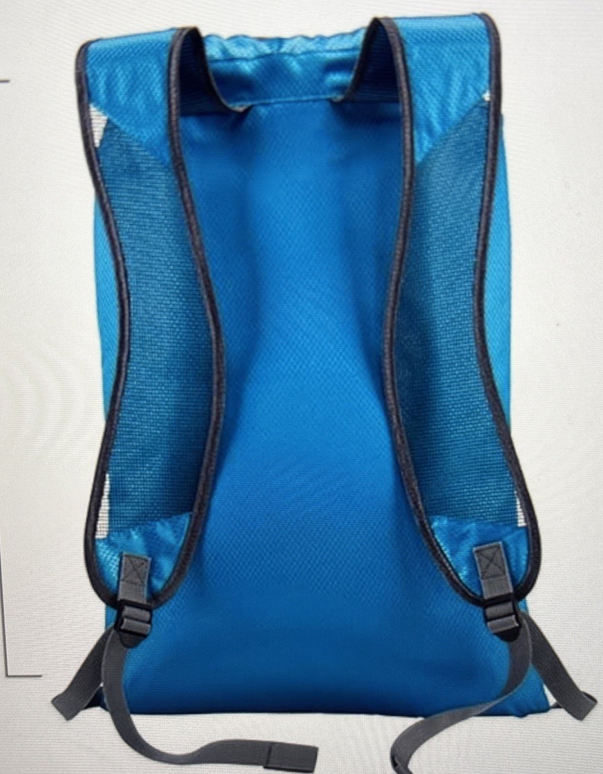 WaterSeals Locking Backpack Waterproof Bag Blue Anti-Theft Combination Lock 2