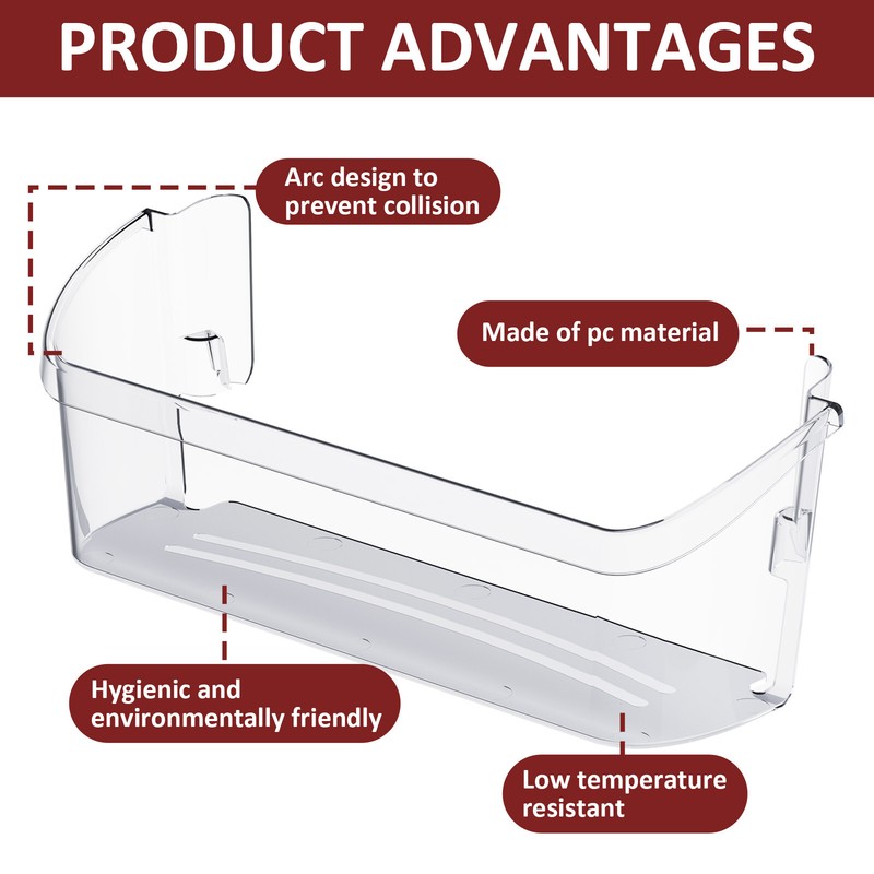 Frigidaire Lower Door Shelf Bin For FFSS2625TS0 FFSS2615TS0 242126602 gallery