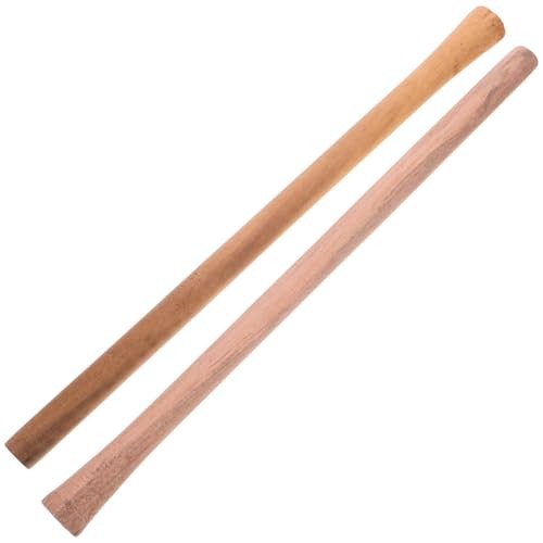2Pcs Solid Hoe Handle Replacement Durable Hardwood Chopping Hoe Grip 50cm gallery