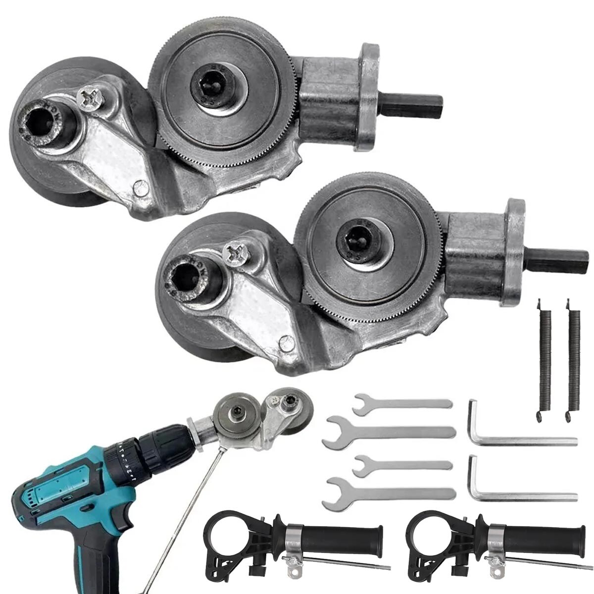 2 Set Universal Metal Cutter Sheet Drill Attachment for Metal Plate Cutting gallery