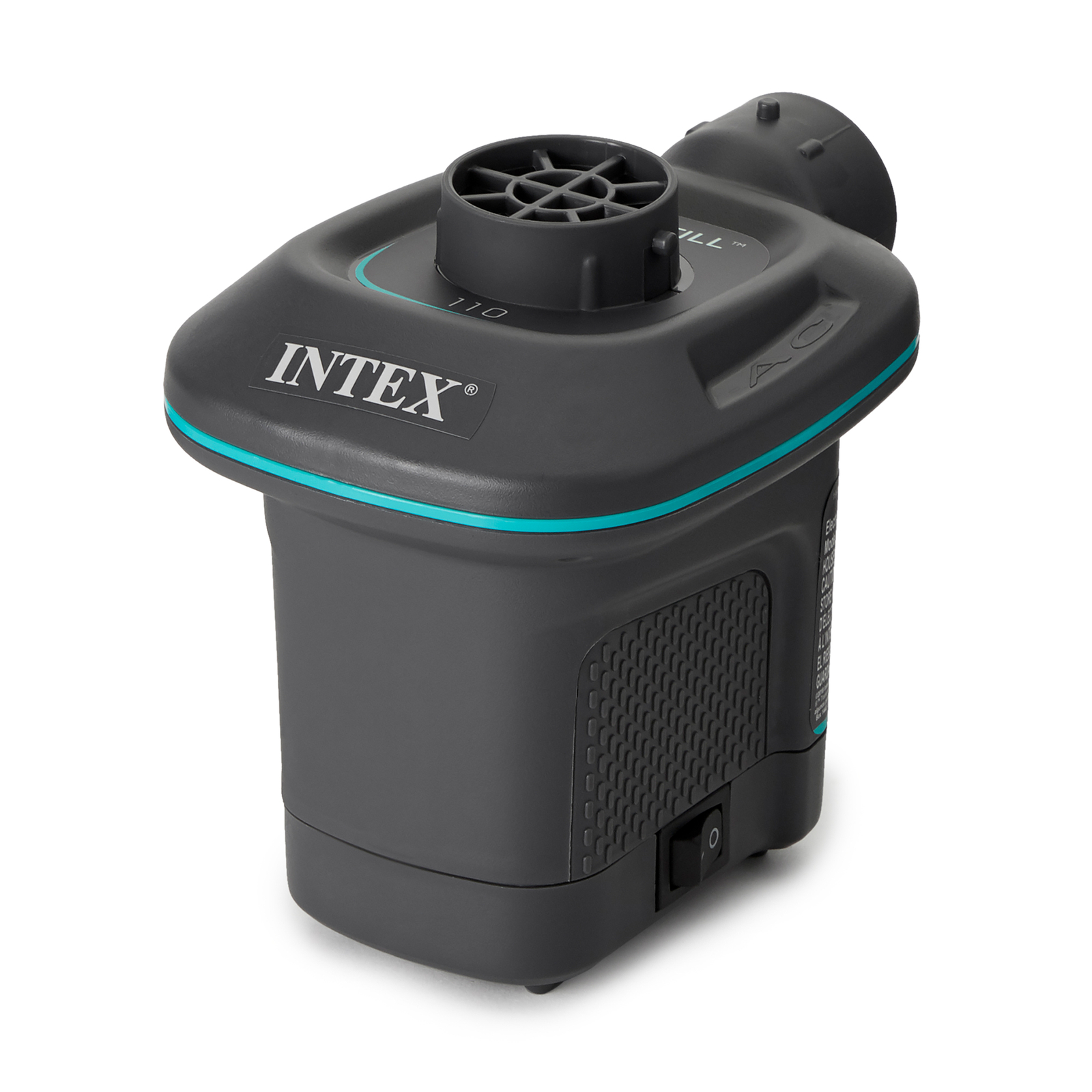 Intex 66639E 120 V AC Electric Quick Fill Air Pump with 3 Nozzles (Open Box) gallery