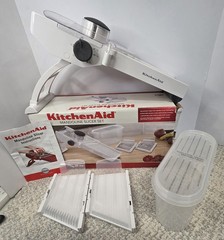 KITCHENAID 4 Piece White Mandoline Slicer Set
