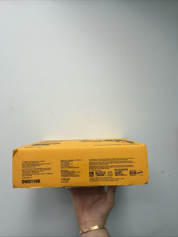DEWALT DWD110K 3/8 in. Variable Speed Corded Drill Kit with Tool Bag BRAND NEW gallery