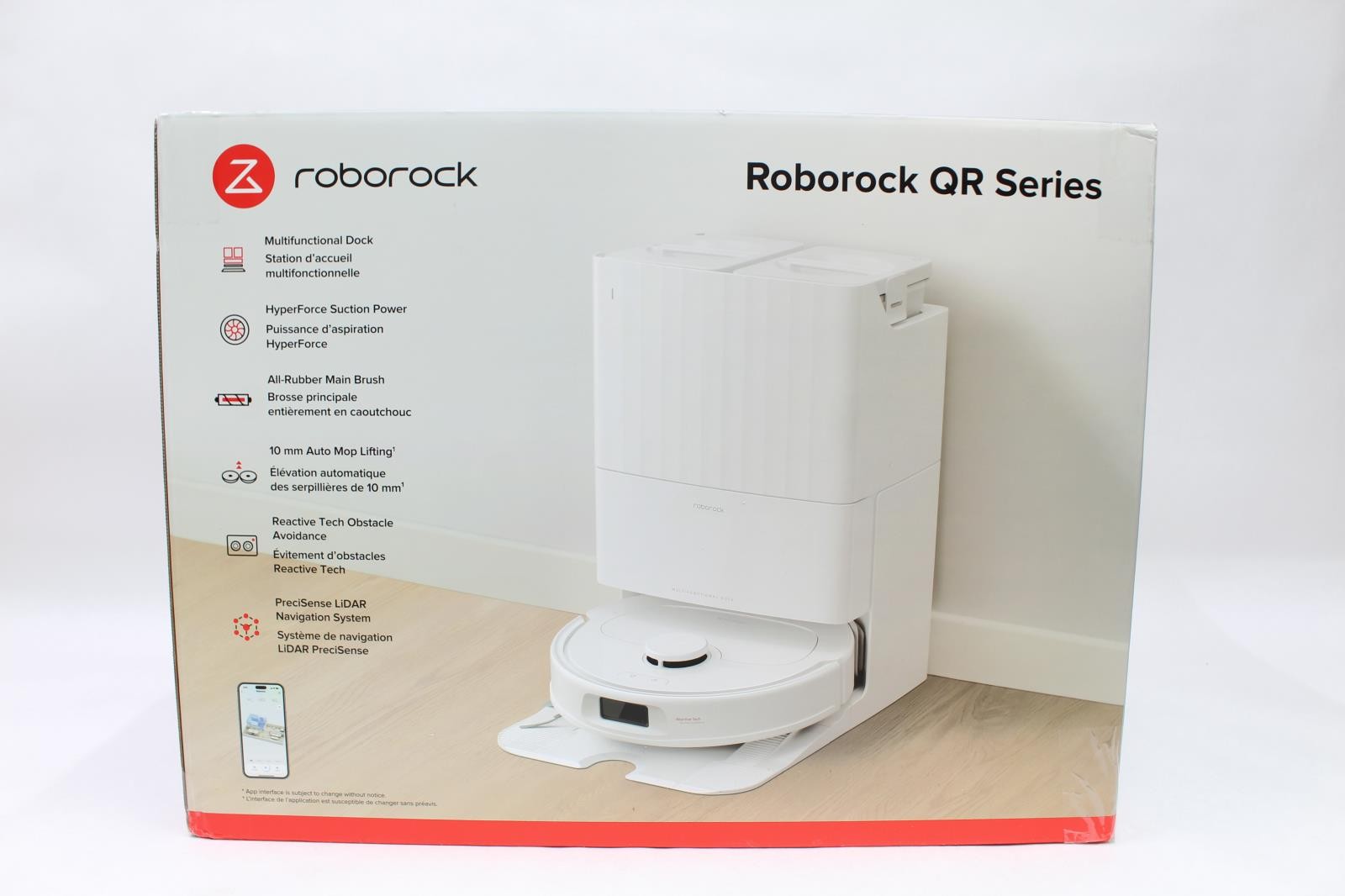 Roborock QR T78 Robot Vacuum & Mop with Multifunction Dock, White gallery