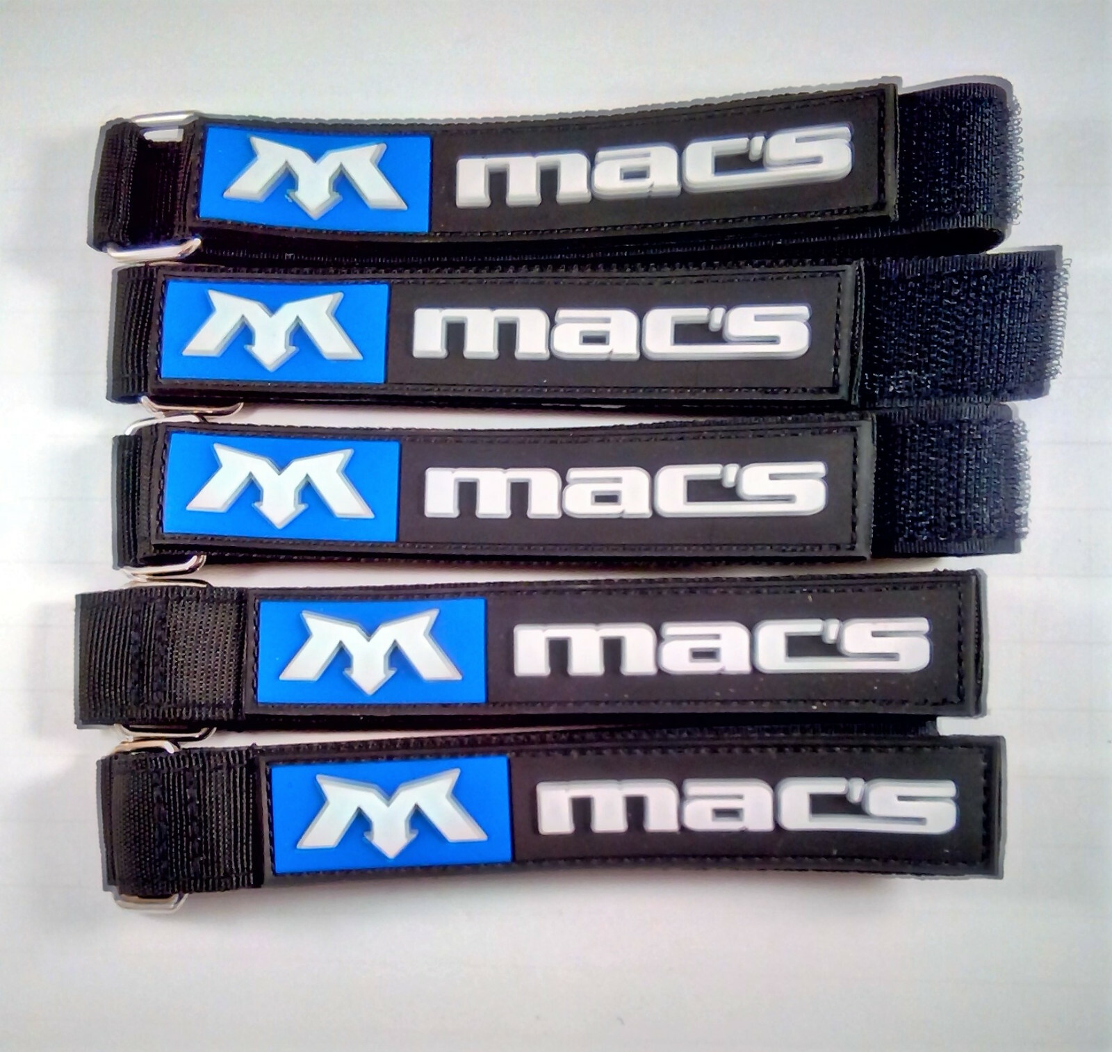 ( 10 EA. ) 18" x 1" ADJUSTABLE HOOK & LOOP STRAPS ( 10 EA. ) gallery