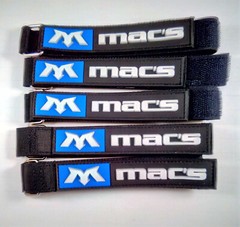 ( 10 EA. ) 18″ x 1″ ADJUSTABLE HOOK & LOOP STRAPS ( 10 EA. )