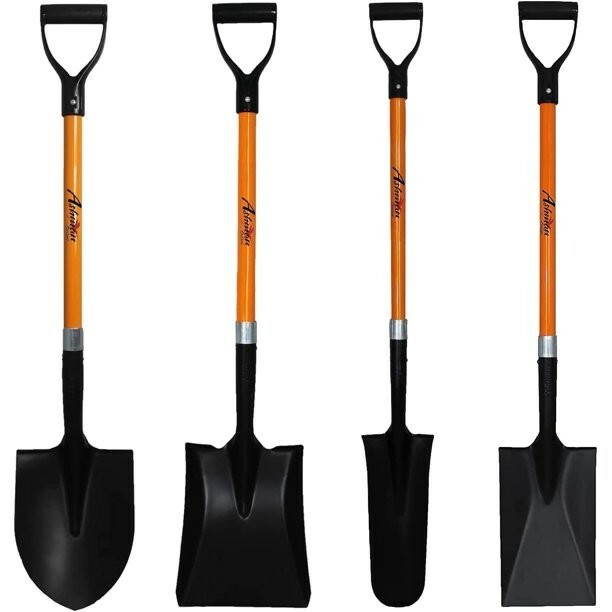 Ashmanonline Assorted Shovels – 41 Inches Long D Handle Grip, Shovels (4 Pcs) gallery