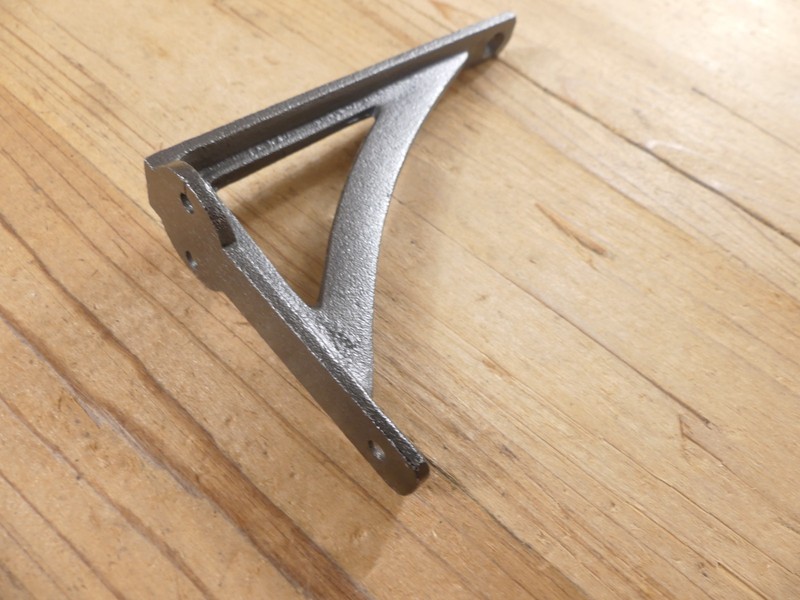 4 Cast Iron ANGLE Brackets Braces Shelf Bracket Corbels Shelf Small 4 1/2" X 3 gallery