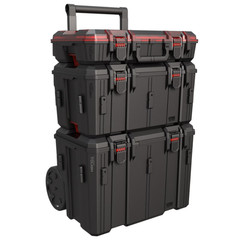 Hyper Tough Hyper Stack Heavy Duty 3 Piece Modular Rolling Tool Chest On Wheels
