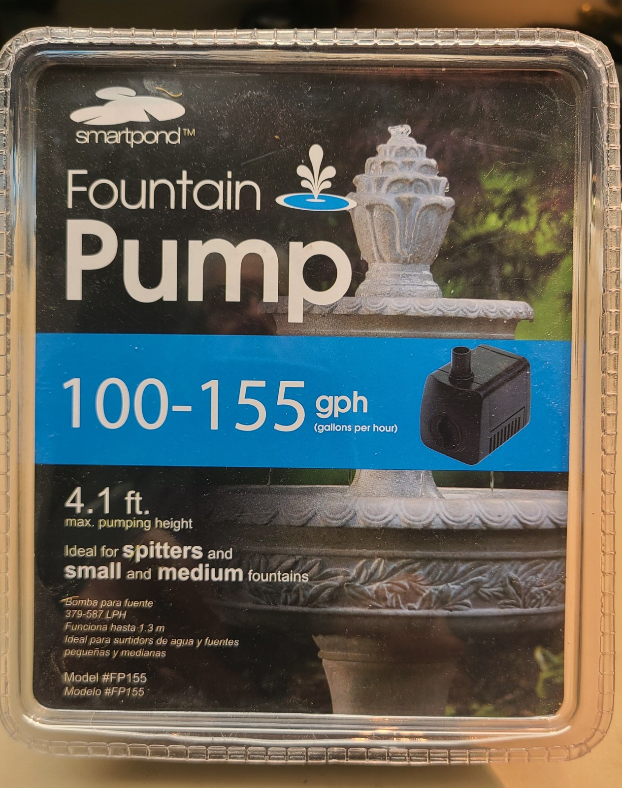 New, Free Ship, Smartpond Fountain Pump 100-155 GPH Model FP 155 gallery