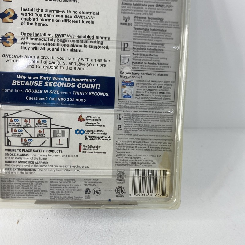 First Alert Wireless Interconnect Smoke Alarm - SA501CN New gallery