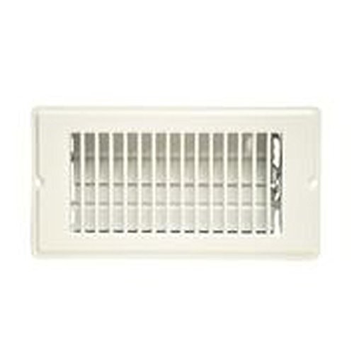 62069P 4-Inch x 8-Inch Floor Register, 4 in x 8 in x 1-5/16 in (5-Pack) White gallery