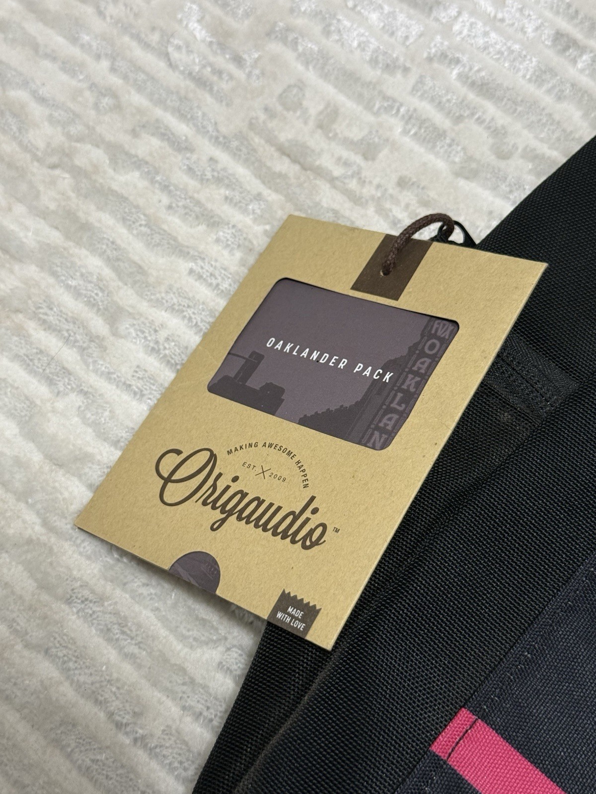 NEW Origaudio Oaklander Pack Backpack Black 4