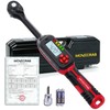 Movecrab 3/8 Digital Torque Wrench 3-62.6 Ft.Lb/4.2-85 N.M 2 Accuracy Led gallery