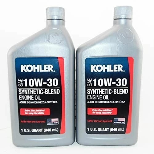 Kohler 2 PK Engine 10W30 Synthetic Blend Motor Oil Quart gallery