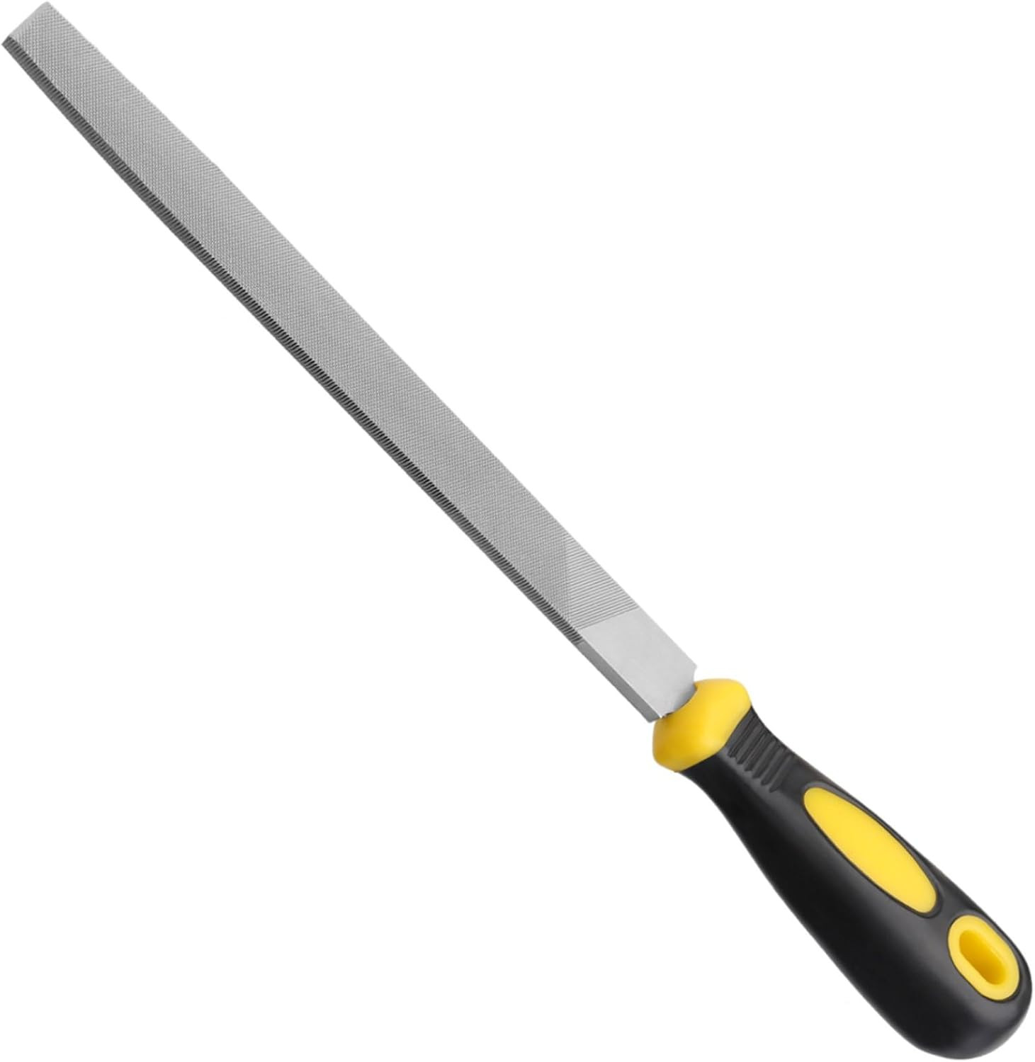 8In Flat Metal File, Total 12In, File Blade 8In, Anti-Slip Ergonomic Handle, Har gallery